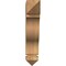 Ekena Millwork Funston Arts & Crafts Rough Sawn Bracket, Western Red Cedar, 4"W x 16"D x 20"H BKT04X16X20FST03RWR - alternate 2